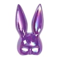 thumbnail image 2 of Máscara de orejas de conejo, máscaras de disfraz de para mujer, máscara de conejo de oreja larga divertida, máscara de Pascua de vacaciones Violeta Fernando portada de fiesta, 2 of 8