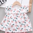 thumbnail image 5 of kaprioy Toddler Girl Clothes Toddler Baby Girl Summer Clothes Outfit Print T Shirt Top Jogger Pants Short Set Infant Girl Clothes 6 12 18 24 months 2T 3T 4T, 5 of 6