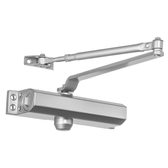 Dynasty Hardware 4000-ALUM Commercial Grade Door Closer, Size 4 Spring, Sprayed Aluminum