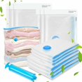 thumbnail image 1 of Sac de Rangement sous Vide transparent 360x80cm Oreiller 6 Pcs Sac de Rangement sous Vide transparent Housse de Couette Poupée, 1 of 5