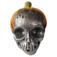 thumbnail image 1 of Adornos de escritorio de calavera de calabaza malvada de Halloween para jardín al aire libre (estilo C), 1 of 7