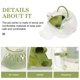 thumbnail image 5 of Luxshiny Breathable Green Hamster Travel Box Sturdy Plastic Pet Carrier with Handle, 5 of 6