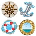 thumbnail image 1 of Beistle 4 Piece Printed Paper Nautical C, 1 of 1