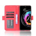 thumbnail image 3 of Case for Motorola Edge 20 Lite Cover Adjustable Detachable Card Holder Magnetic closure Leather Wallet Case - Red, 3 of 5