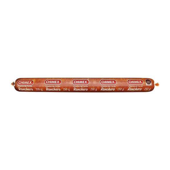 Chorizo de cerdo Chimex 39 ranchero 250 g