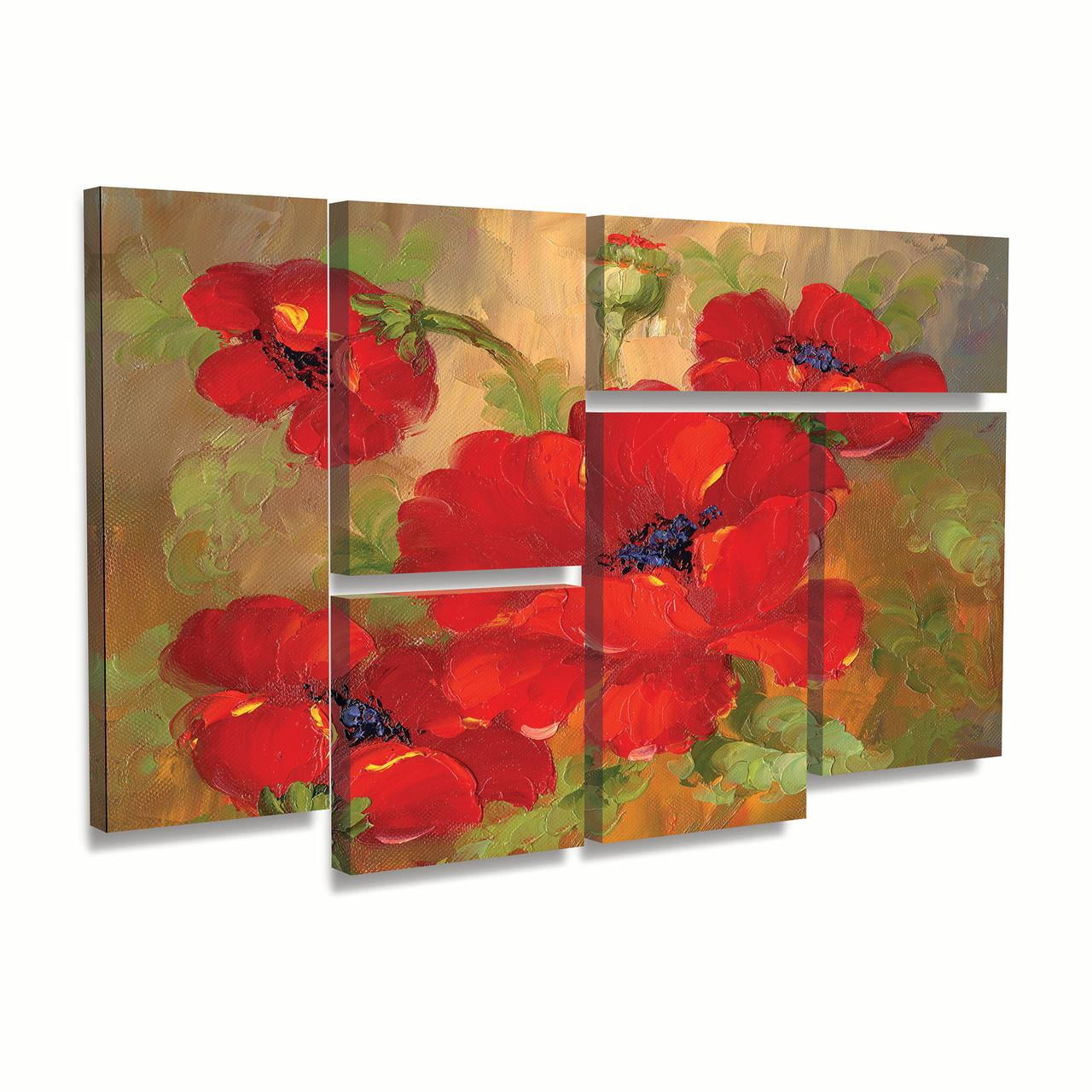 Trademark Fine Art 'Poppies' Canvas Art by Anonymous