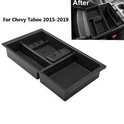 AUTOXBERT Car Center Console Organizer Armrest Storage Box for GMC Yukon Chevy Suburban