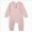 D72-Pink, variant on 4-8 Months Newborn Unisex Infant Boy Girl Long Sleeve Romper Cotton Solid Bodysuit Jumpsuit Baby Outfits Dark Gray