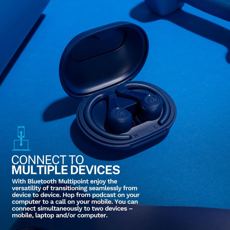 JLab JBuds Sport ANC 4 True Wireless Earbuds, Cobalt, Hybrid ANC