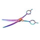 thumbnail image 3 of Tijeras curvas para cortar el pelo de perros, de colores, para peluquería. 7 pulgadas, 3 of 9