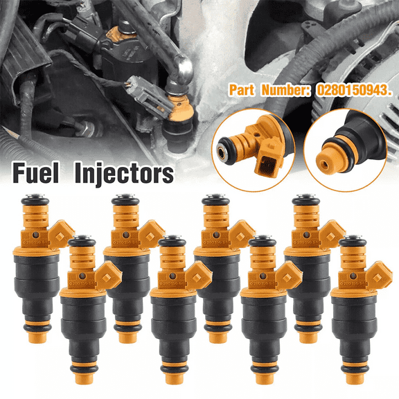 Aniceparthy 8PCS Fuel Injectors for Ford F150 F250 F350 4.6L 5.0L 5.4L 5.8L 0280150943
