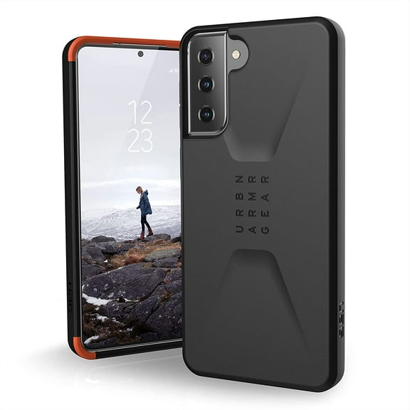 UAG - Civilian Series Hard shell Case for Samsung Galaxy S21  5G - Black
