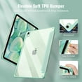 thumbnail image 5 of Timoom Slim Case for iPad Air 5th Generation (2022) / iPad Air 4th Generation (2020) 10.9 Inch - [Built-in Pencil Holder] Shockproof Cover with Clear Transparent Back Shell, 5 of 7