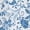 Dusty Indigo Toile, variant on Women's Plus Size Lace Neckline Peasant Blouse
