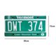 thumbnail image 2 of Placa de Metal Wdftyju Vintage de hierro pintura rectangular 30x15cm, 2 of 9