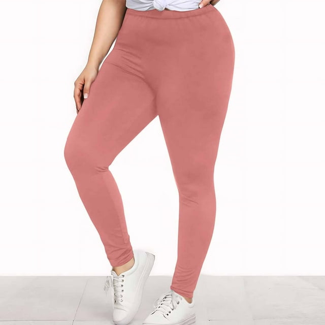 TIMIFIS Plus Size Yoga Pants for Women Workout Leggings for Women Tummys Control High Waisted Yoga Pants Athletic Running Cycling Tights - Spring/Summer