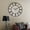 White, variant on 24 Inch Thicken & Heavy Large Metal Wall Clocks for Living Room Decor Large Decorative Clock Oversized,Big Roman Numeral Non Ticking