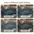 thumbnail image 7 of ODIKA Ocean Animal Cartoon Adventure Weathered Navigation Theme Artwork for Dorm Room, Small Living Apartment, Stain Resistant Low Profile, 7 of 7