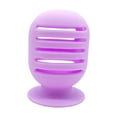 thumbnail image 4 of Silic Makeup Sponge Holder, 5 Line Vented Shatterproof Beauty Sponge Carrying Case Organizer Make up Sponge Travel Case, Violet, 4 of 5