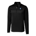 thumbnail image 2 of Men's Cutter & Buck Black Fresno State Bulldogs Traverse Stripe Quarter-Zip Pullover Top, 2 of 3