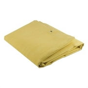 Acrylic Coated Fiberglass Light-Duty Welding Blanket, 6 ft W x 8 ft L, 23 oz, with Grommets, Yellow