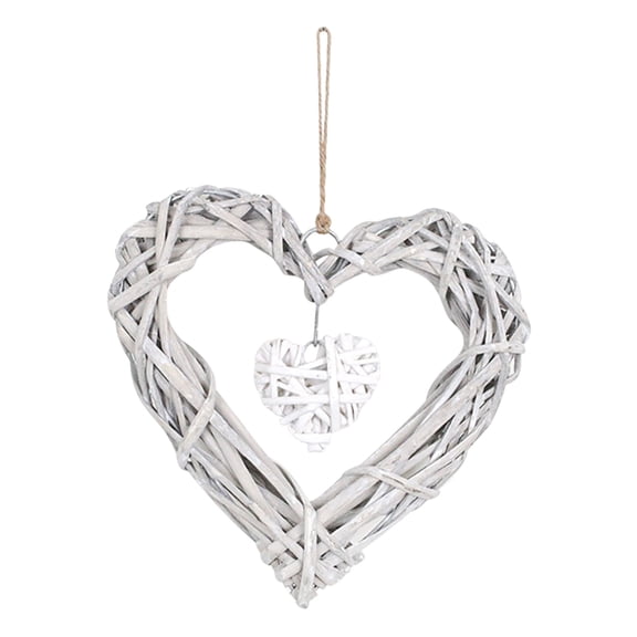 VerPetridure Love Handicraft Ornaments Three-dimensional Heart-shaped Woven Pendant