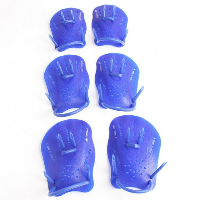 Pagaies d'Entraînement de Natation avec Sangles Réglables Palmes de Natation Pagaie de Contour