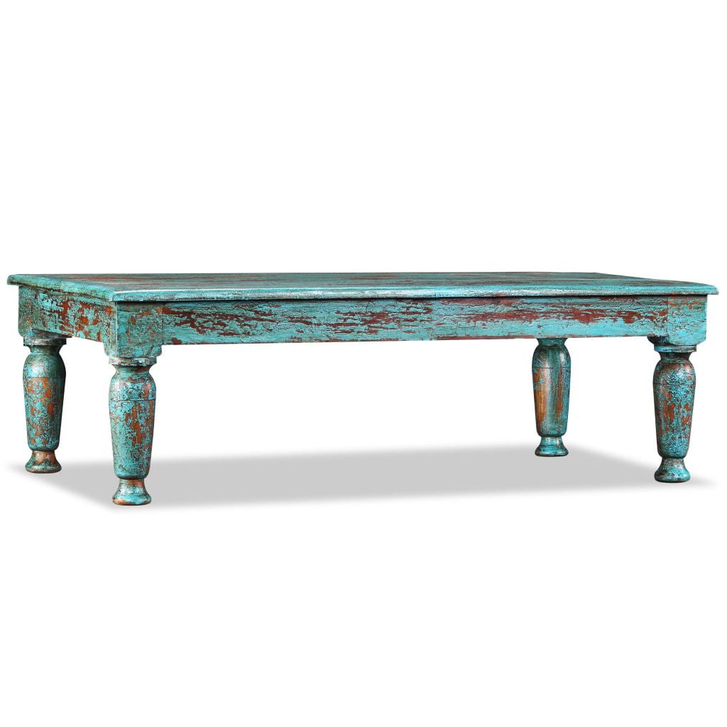 Lowestbest Solid Wood Coffee Table, Rustic Side End Couch Stand Lowestbest Solid Wood Coffee Table, Rustic Side End Couch Stand