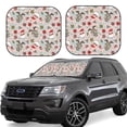 thumbnail image 1 of Vsdgher Groovy Retro Santa Print Car Windshield Sun Shade, Reflective Sunshade Window Sunshade Sun Visor Protector Fit for Cars,Trucks,SUVs-Small, 1 of 6