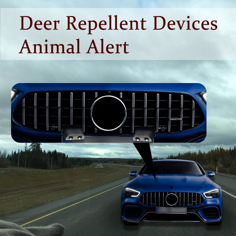 2 Pack Deer Whistles, Animal Warning Devices for Car with Rubber