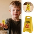 thumbnail image 2 of Wakauto 5Pcs Miniature Dollhouse Wet Floor Signs - Realistic Caution Decorations for Role Play, Education, 2 of 6