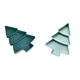 thumbnail image 1 of Navidad Plato Frutas Feliz (Oscuro) Verde, 1 of 6