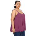 thumbnail image 4 of Débardeur Fluide pour Femme Camisole avec Spaghetti Réglable Casual Cami Débardeur, 4 of 7