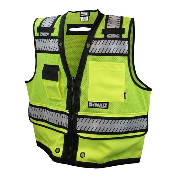 Chaleco Surveyor DEWALT DSV521, clase 2, muy resistente, 5XL