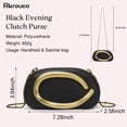 thumbnail image 3 of Bolso de mano de noche Rkrouco Chocolates para mujer, 3 of 7