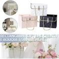thumbnail image 7 of （9pcs）Cajas Para Arreglos Florales Flower Paper Gift Box, Bouquet Bags Flower Box with Handle Gift Case, Flower Boxes for Arrangements Wedding Valentine's Day Gift Wrap Bags (White Black Pink), 7 of 7