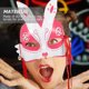 thumbnail image 5 of Máscara de conejito Máscara de mascarada para mujeres Hombres Escenario Máscara de baile de disfraces, 5 of 5