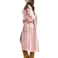 thumbnail image 3 of iHPH7 Long Cardigan Sweaters for Women Travel Sweater Fall Sweaters for Women Fall Clothes Long Sleeve Cardigan for Women Fall Coats Knits Clothing Pink XXL, 3 of 9