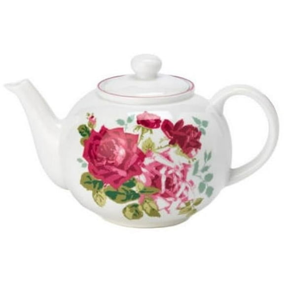 130 ml Rosa Alba Large Teapot, Multi Color