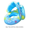 thumbnail image 2 of Ring Baby Swimming Asiento para niños con sombrilla para niños pequeños (ballena), 2 of 4