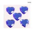 thumbnail image 1 of Heart Rhinestone Stickers Acrylic Crystal Gems Multipurpose Decorative Rhinestone Stickers Handheld Handheld Clothes Scrapbooking DIY Crafts Necklace Dark Blue, 1 of 6