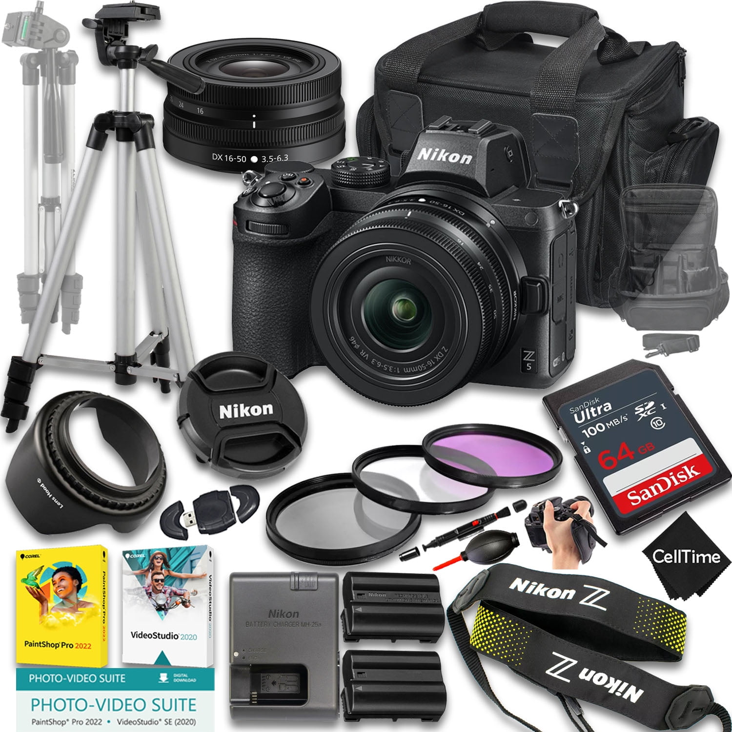 Nikon Z50 20.9MP DX-Format Mirrorless Camera with NIKKOR Z DX 16