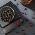 thumbnail image 1 of Báscula de café de 3 kg/0,1 g con temporizador Báscula de cocina digital HD electrónica (A), 1 of 6