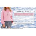 thumbnail image 5 of Aiyino Women's Turtleneck Batwing Sleeve Loose Oversized Chunky Knitted Pullover Sweater Jumper Tops, 5 of 9