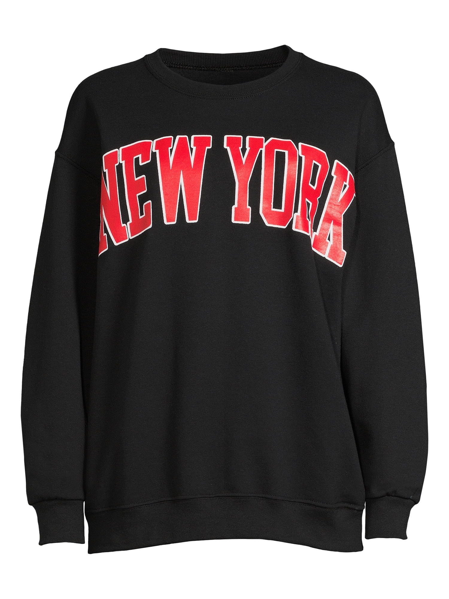 Black and outlet red graphic sweatshirt