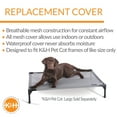 thumbnail image 4 of K&H Pet Products All Weather Pet Cot Replacement Cover Gray Large 42 X 30 Inches, 4 of 9