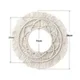 thumbnail image 5 of Espejo de pared para colgar, espejo de macramé, espejo decorativo redondo montado en la pared, adorno artístico para apartamento, hogar, dormitorio, sala de estar, 5 of 6