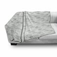 thumbnail image 2 of Clouds Soft Flannel Fleece Throw Blanket, Nursery Themed Pattern with Dreamy Sky with Dots and Stars, Cozy Plush for Indoor and Outdoor Use, 50" x 70", Pale Grey Pale Coffee, by Ambesonne, 2 of 5