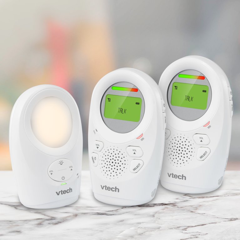 VTech DM1211-2 Enhanced Range Digital Audio Baby Monitor with 2 Parent Units
