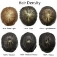 thumbnail image 7 of LYRICAL HAIR Full PU Toupee for Men Human Hair Piece Durable Thin Skin Hair Replacement System Mens Toupee 0.1MM All Poly PU Injected Male Hair Units Wig Black Brown Blonde Gray Hairpieces, 7 of 7